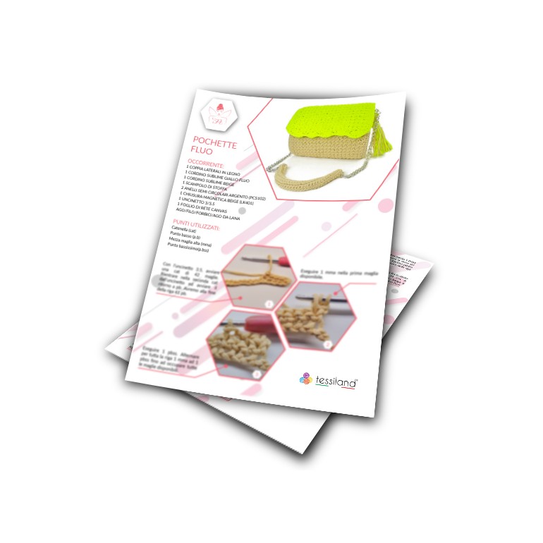 PDF scaricabile schema Tutorial Pochette Fluo