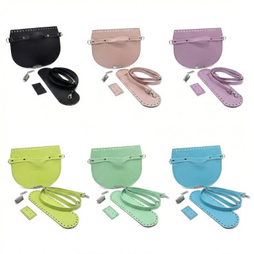 Set borsa College ecopelle per borse handmade crochet