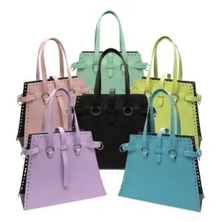Set bolso Didima trapezoidal en ecopiel | Tessiland