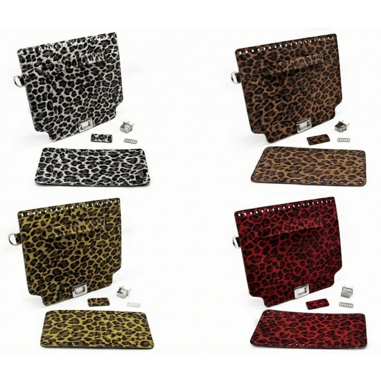 Set borsa Himba animalier in ecopelle