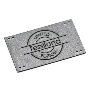 Customizable Limited Maxy Eco-Leather Tag Titanium