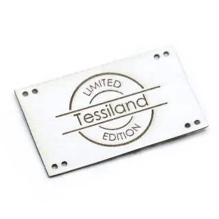 Customizable Limited Maxy Eco-Leather Tag White