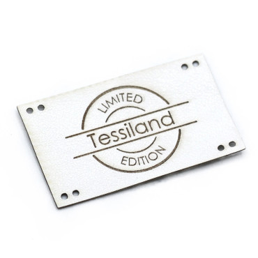 Etiquetas Personalizadas limited maxy polipiel avio Bianco