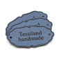 Étiquettes Elegant en simili cuir personnalisables 3pcs | Tessiland