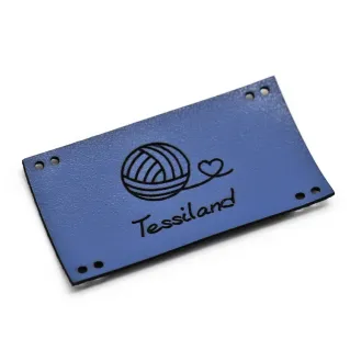Placa Personalizable Romantic Maxy ecopiel Bluette