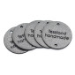 Customizable Eco-Leather Circle Tags 5pcs | Tessiland