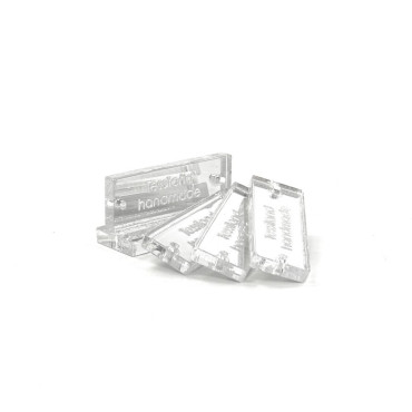 Plaques Personnalisables Rectangle 5 pcs Bois MDF Trasparente