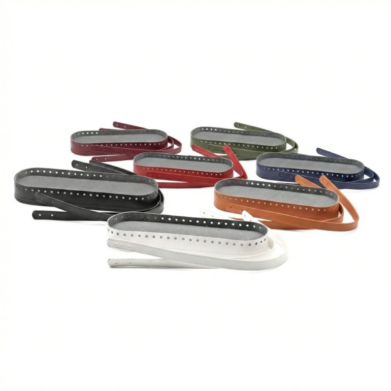 Set borsa Vivienne in ecopelle con manici Color Match