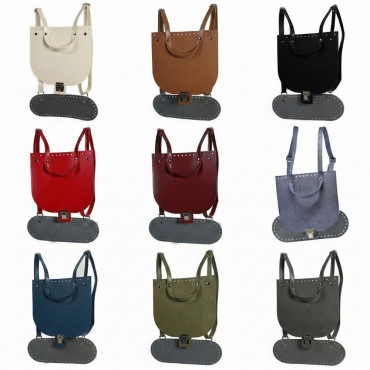 Set Holly Bolly ecopelle per zainetto crochet