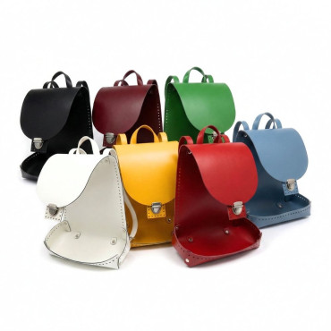 Set zainetto Travel in ecopelle per crochet con spallacci