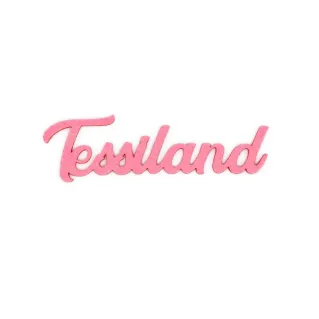 Custom Felt Name Pink