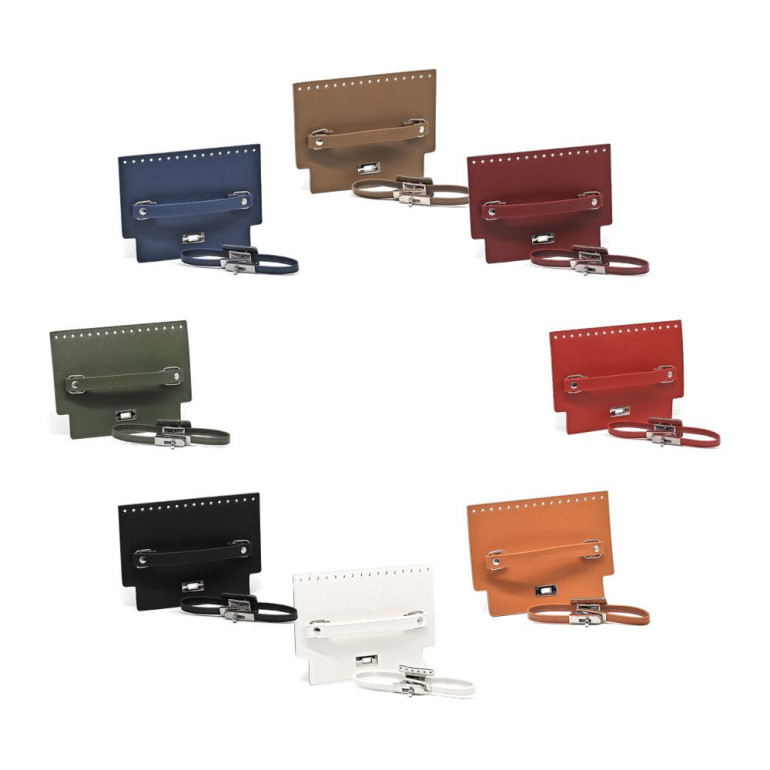 Patella Cecilia per borse in ecopelle con chiusura girello