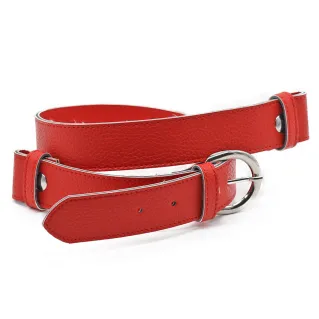 Anse Primo color match en simili cuir pour sacs Made in Italy Rosso