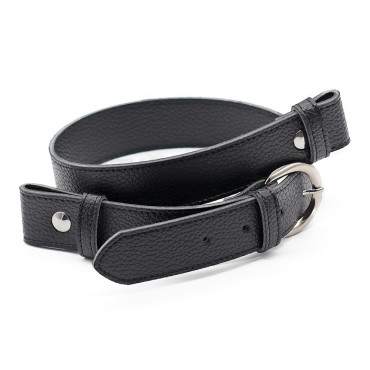 Manico Primo color match in ecopelle per borse made in Italy Nero