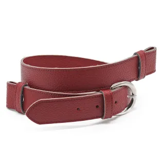Primo color match faux leather handle for Made in Italy bags Bordeaux