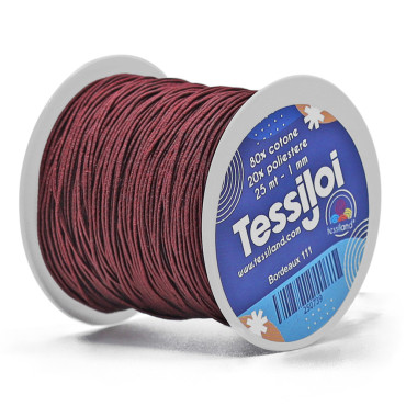 TessilJoy fil pour bijoux Bordeaux 111