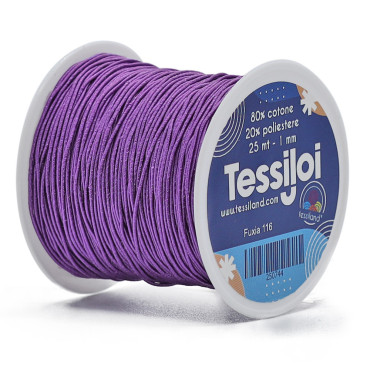 TessilJoy yarn for jewelry Fuxia 116