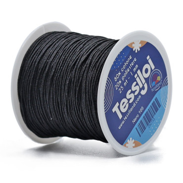TessilJoy fil pour bijoux Nero 105