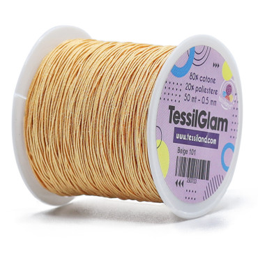 TessilGlam filato per bijoux Beige 101
