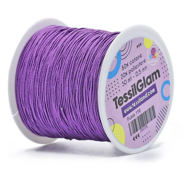 TessilGlam fil pour bijoux Fuxia 116