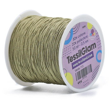 TessilGlam fil pour bijoux Verde 113