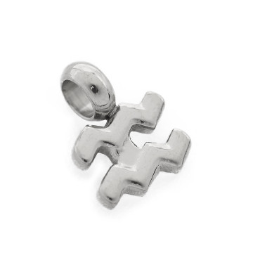 Charm Segni Zodiacali Nickel Free in Acciaio | Tessiland