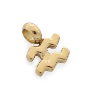Pendentif Signe Astrologique Acquario Oro