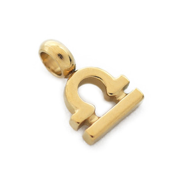 Ciondolo Zodiacale Acquario Argento Bilancia Oro