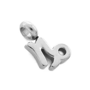 Zodiac Sign Pendant Capricorno Argento