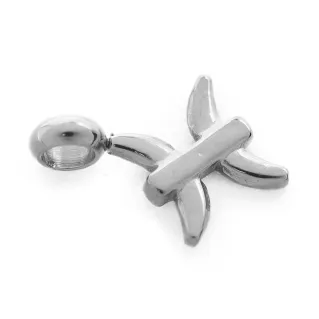 Zodiac Sign Pendant Pesci Argento