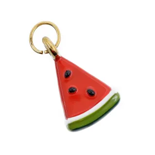Pendentif Pastèque Or détail estival chic | Tessiland