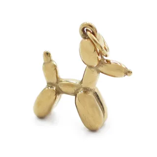 Colgante Perrito Globo Oro ironía pop | Tessiland