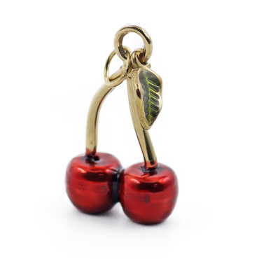 Ciondolo Cherry Oro tocco cute e brillante | Tessiland