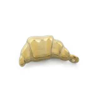 Colgante Croissant Oro detalle pop goloso | Tessiland