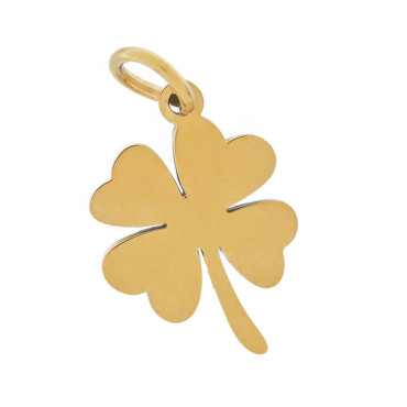 Ciondolo Quadrifoglio Oro