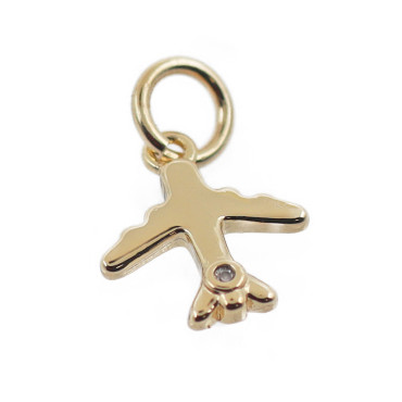 Ciondolo Fly Oro simbolo da viaggio minimal | Tessiland