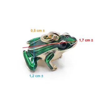 Colgante Frog Oro charm escenográfico y pop | Tessiland
