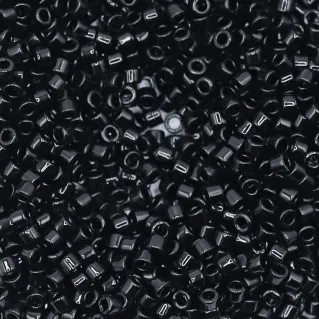 Perles Miyuki Delica 11 0 en verre japonais cylindriques pour bijoux Nero DB-10