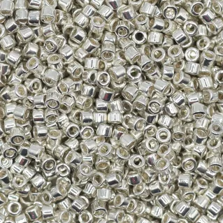 Perles Miyuki Delica 11 0 en verre japonais cylindriques pour bijoux Argento DB-35