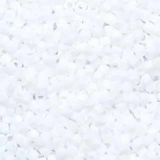 Perlas Miyuki Delica 11 0 perlas japonesas cilíndricas para bisutería Bianco DB-200