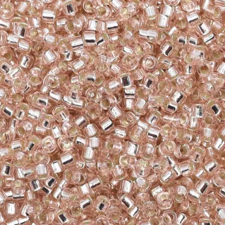 Perlas Miyuki Delica 11 0 perlas japonesas cilíndricas para bisutería Rosa DB-1203