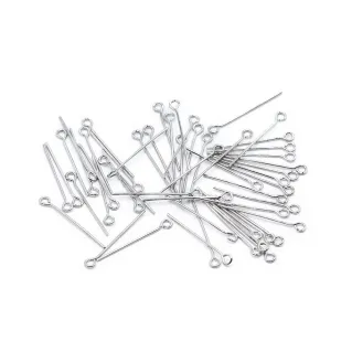 Small DQ Silver 925 Pins for Jewelry | Tessiland