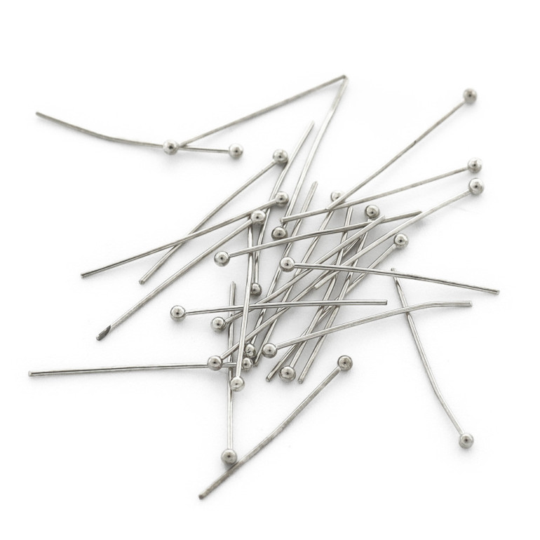 Chiodini a pallina DQ nickel free per bijoux e perline