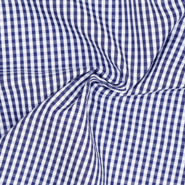 Fodera per borse a quadretti vichy per fodere e cucito creativo Blu