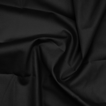 Fodera Nero Seta 70x100 in poliestere per borse | Tessiland
