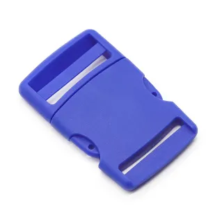Hebilla de clic de nylon para mochilas  riñoneras y cinturones Azul