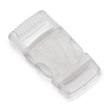 Fibbia a scatto in nylon per zaini marsupi e cinture Trasparente