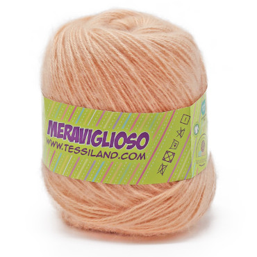Meraviglioso microfiber acrylic brushed ball 100g Cipria