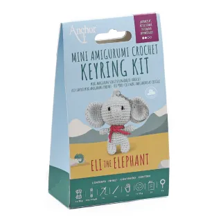 Kit Amigurumi Eli el Elefante Llavero Anchor | Tessiland