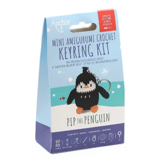 Anchor Pip the Penguin Amigurumi Keyring Kit | Tessiland